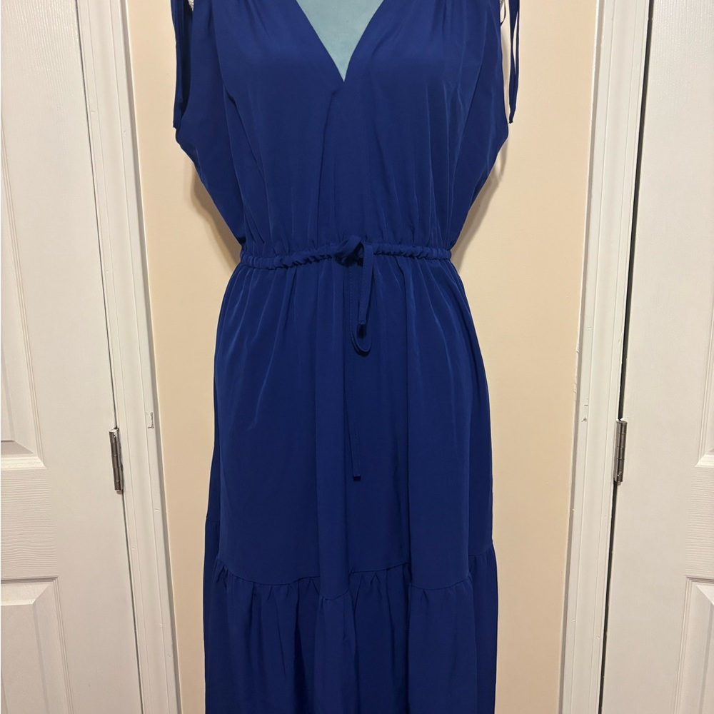 Calvin Klein Royal Blue Midi Dress